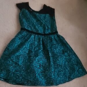 Gymboree Blue Fit and Flare Sleeveless Dress